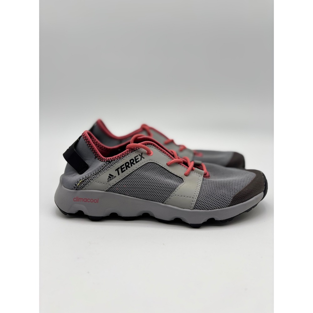 Adidas Terrex Climacool Jawpaw Women 8 Grey Pink Water Shoes BB1916 Sneaker - Picture 2 of 8